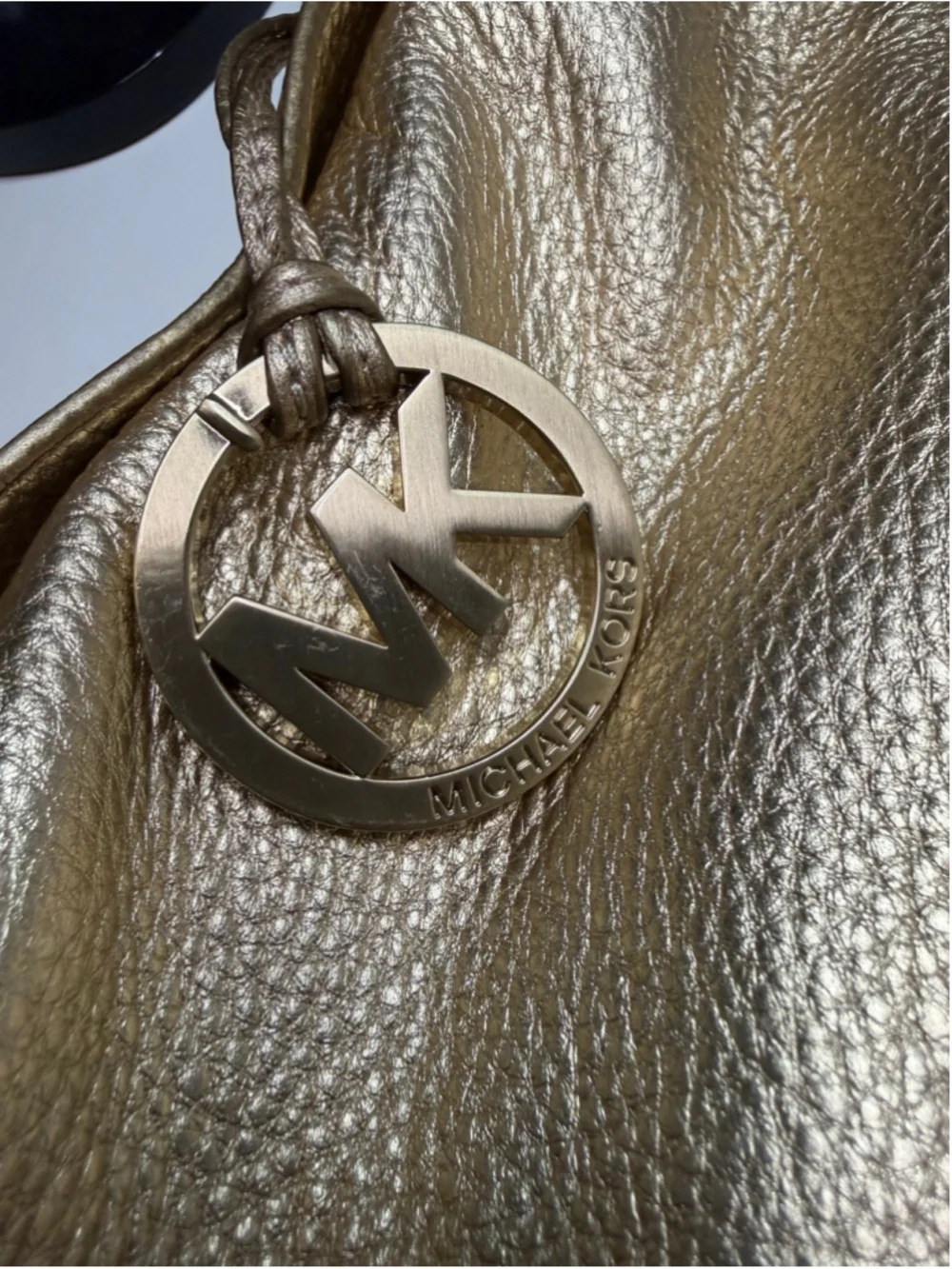 Women's Michael Kors Gold Hobo Bag One Size